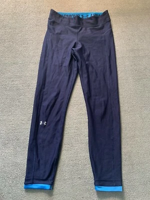 Pantalones de compresión Under Armour para mujer pequeños S azules Foto 1 de 4