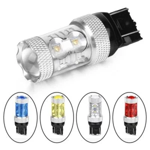 Pack 2 LED 7443 T20 50W & 4 Color lens Backup Reverse Lamp upgrade LED - Picture 1 of 9