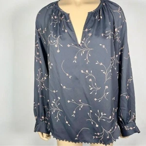 Joie Women’s Size Medium Floral Print Allea Blouse Long Sleeve - Picture 1 of 8