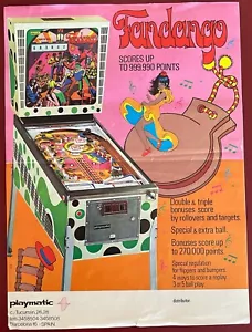 Volantino flipper originale Playmatic Fandango 1976 - Foto 1 di 2