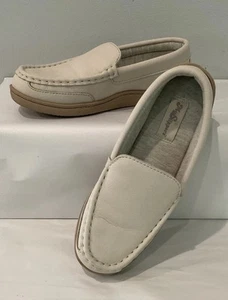 My Slippers My Pillow Damen Gr. 6 beige Leder gefüttert Mokassin Slipper - Bild 1 von 9