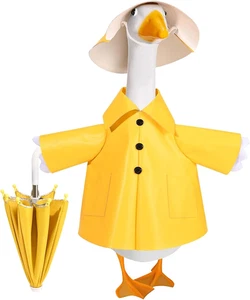 Goose Outfit Raincoat Porch Goose Outfits Cute Goose Clothes For Outdoor Garden - Picture 1 of 12