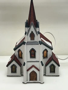 Lemax Deluxe Village Square Collectibles St. James Church 1996 ¡Excelente! - Imagen 1 de 23
