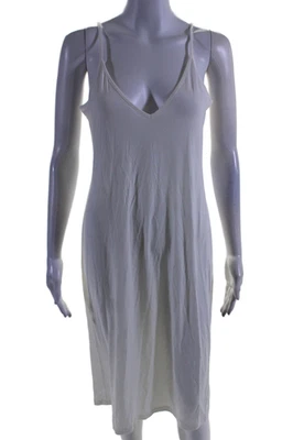 Vestido Paco Rabanne Para Mujer Correa de Espagueti Cuello en V Sin Mangas Blanco Talla FR 36 Foto 1 de 4