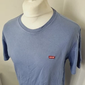 Levi's Strauss T-Shirt Herren Large Lila Logostickerei - Bild 1 von 6