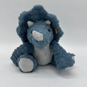 Steiff Dixi Triceratops - Soft Cuddly Friends Plüsch blau Dinosaurier 11 Zoll - Bild 1 von 6