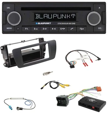 Blaupunkt Lenkrad Bluetooth DAB CD USB Autoradio für Seat Ibiza 2008-2015 schwar - Bild 1 von 4