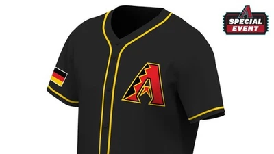 * AUTHENTIC * 2025 German Heritage Arizona Diamondbacks Jersey SGA - Size XL - Image 1 of 4
