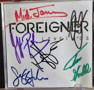 Foreigner Live In '05 CD Signed By All Band Members! Rare - Picture 1 of 3