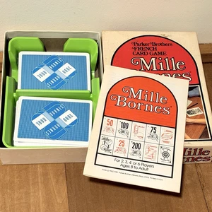Mille Bornes französisches Kartenspiel Vintage 1971 Parker Brothers komplett - Bild 1 von 8