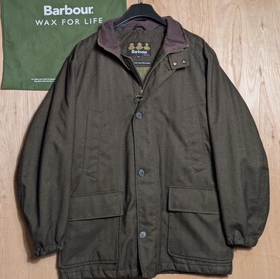 Chaqueta Abrigo Barbour Challenger Espiga Marrón Impermeable Transpirable Talla XL Foto 1 de 4