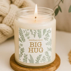 ThreeKin Scented Candles for Home, Sending You a Big Hug, Relaxing Aromathera... - Bild 1 von 5