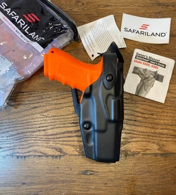Safariland 6360 ALS/SLS Level-3 RH Black Duty Holster: GLOCK 17 & 22  *ALL GENS* - Image 1 of 4