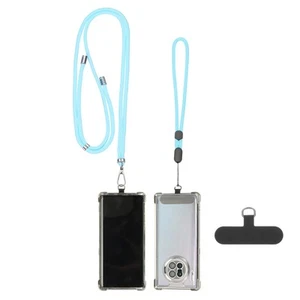 1Set Universal Phone Lanyard with Patch for Most Smartphones, Blue - Bild 1 von 7