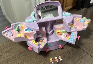 Juego y figuras Bluebird Polly Pocket 1991 estuche de belleza extraíble Playhouse - Imagen 1 de 11