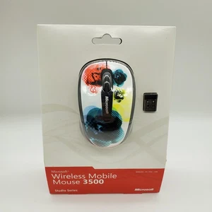 Microsoft STUDIO SERIES Wireless Mobile Mouse 3500 USB Model 1427 Multicolor - Picture 1 of 10