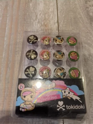 Tokidoki Stationery 12-Pack Push Pins in 4 Designs Set - Image 1 of 2