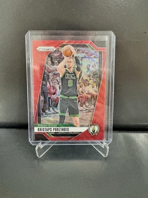 2024-25 Panini Prizm Red Wave #114 Kristaps Porzingis / Boston Celtics - image 1 of 2