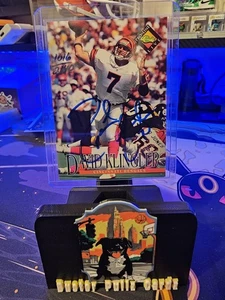 1994 Pro Line Live David Klingler 1016/2140 Certified Auto Cincinnati Bengals - Picture 1 of 7