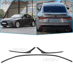 Matte Carbon For Lexus IS 21+ IS300 IS350 IS500 Tailgate Brake Light Trim Panel - Picture 1 of 15