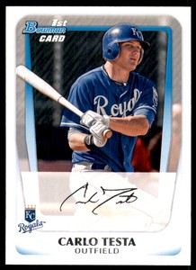 2011 Bowman Prospects Carlo Testa Kansas City Royals #BP9 Insert