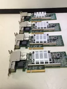 4X: IBM 00E2719 4-PORT 10Gb SFP+ 1Gb SR RJ45 ETHERNET COPPER BCM957800A0006G - Picture 1 of 6