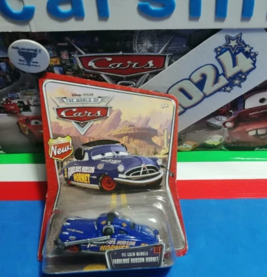 Cars 1- Fabulouse H.Hornet Pit Cr.Memb.W.O.C.#33 NEW- Bl.sing. Mattel 1/55 metal - Immagine 1 di 3