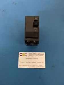 QO215 - SQUARE D 15A AMP 2P POLIG 10kA@120/240V STECKER AUF SCHWARZEM SCHALTER - RECON - Bild 1 von 5