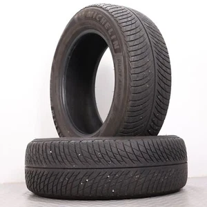 2x Winter tyres Michelin Pilot Alpin 5 225/60R17 99H AO DOT0522 6mm 225 60 17 - Picture 1 of 6
