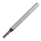2.5Mm Dia 4Mm Shank Hrc55 Carbide Altin Coated 2 Flute Square Nose End Mill