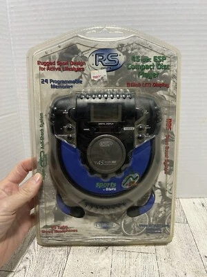 Reproductor de CD-R portátil personal deportivo resistente GPX C3980RSYEL reproductor de CD Foto 1 de 4