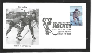ICE HOCKEY FDC 2017 DETROIT, MICHIGAN JERRY'S COVERS 1 of 1 - Picture 1 of 1