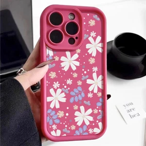 Flower Phone Case For iPhone 16 Pro Max 16e 15 14 13 12 11 XR 8 Shockproof Cover - Picture 1 of 23