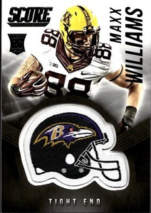 2015 Score #4 Maxx Williams Rookie Helmets