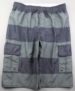 Boy's 2013 Old Navy Cargo Swim Trunks Board Shorts Blue Green Size XL (14-16) - Picture 1 of 6