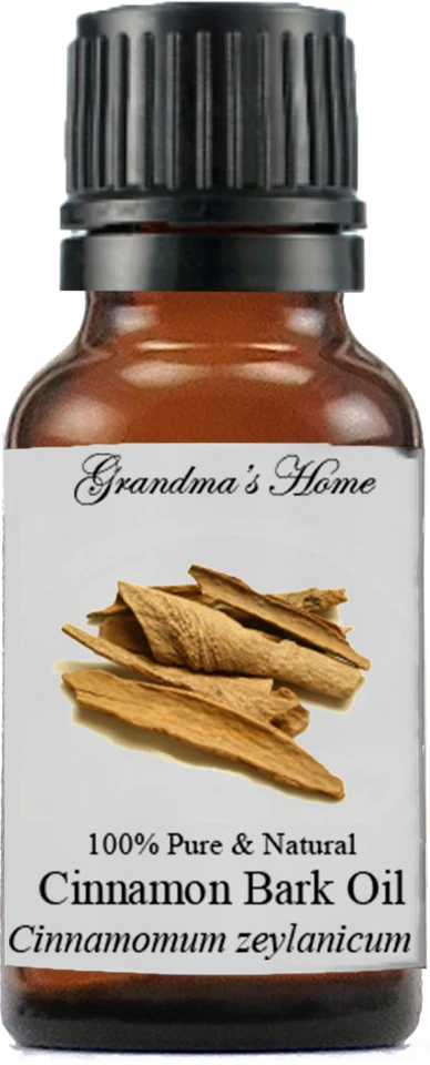 GRANDMA'S HOME Cinnamon Bark Essential Oil - 15 mL - 100% Pure and Natural - Free Shipping