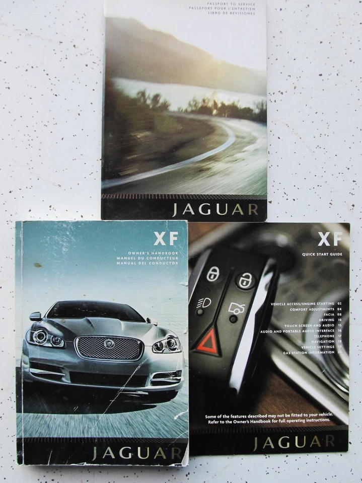 2008 08 2009 09 2010 10 2011 11 2012 12 Jaguar XF manual del propietario inc navegación Foto 1 de 1