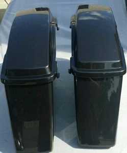 Hard Saddle bags Saddlebags BLACK PEARL SADDLEBAGS - Picture 1 of 4