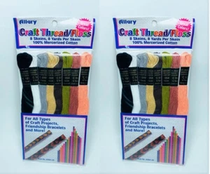 LOT OF 2 Allary 8 Skeins of Craft Thread - 8 Yards per skein - Picture 1 of 3