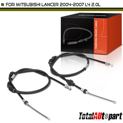2x New Parking Brake Cable for Mitsubishi Lancer 2004 2005 2006 2007 2.0L Rear - Image 1 of 4