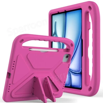 For iPad Air Pro 11 13 2024 5/6/7/8/9/10th Kids Shockproof EVA Stand Case Cover - Image 1 of 4