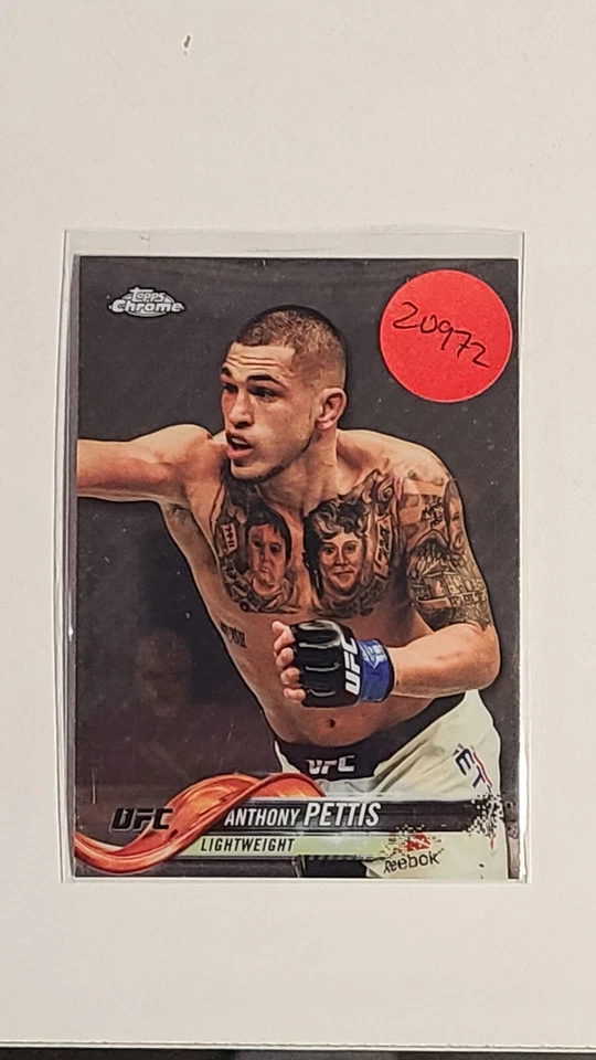 2018 Topps UFC Chrome Base # 72 Anthony Pettis - Lightweight - Image 1 of 1