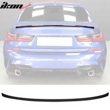 Fits 19-24 BMW G20 3 Series M Performance Matte Black ABS Rear Trunk Spoiler Lip
