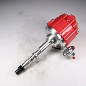 RED CAP HEI DISTRIBUTOR 65K VOLT COIL FOR AMC JEEP CJ5 CJ7 290 304 360 401 V-8 - Picture 1 of 12