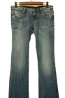 Rerock for Express Womens Jeans 6R Bootcut Cotton Stretch Denim 32 1/2" Inseam