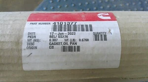 NEW OEM Cummins 4101377 Oil Pan Gasket - Picture 1 of 2