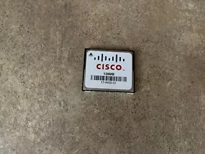 CISCO 128MB CF COMPACT FLASH MEMORY CARD 17-9402-01 I8-5(15) - Picture 1 of 3