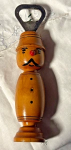 Alter DDR Flaschenöffner, Heber, Kapselöffner Holzmännchen Stammtisch Kneipe - Bild 1 von 6