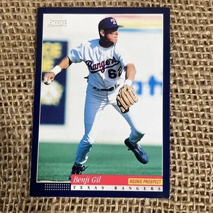 Benji Gil ‘94 Texas Rangers Score Baseball Card 606 Collector - Picture 1 of 4