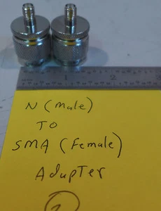 (2) Adapter N (Male) to SMA (Female) - Picture 1 of 4